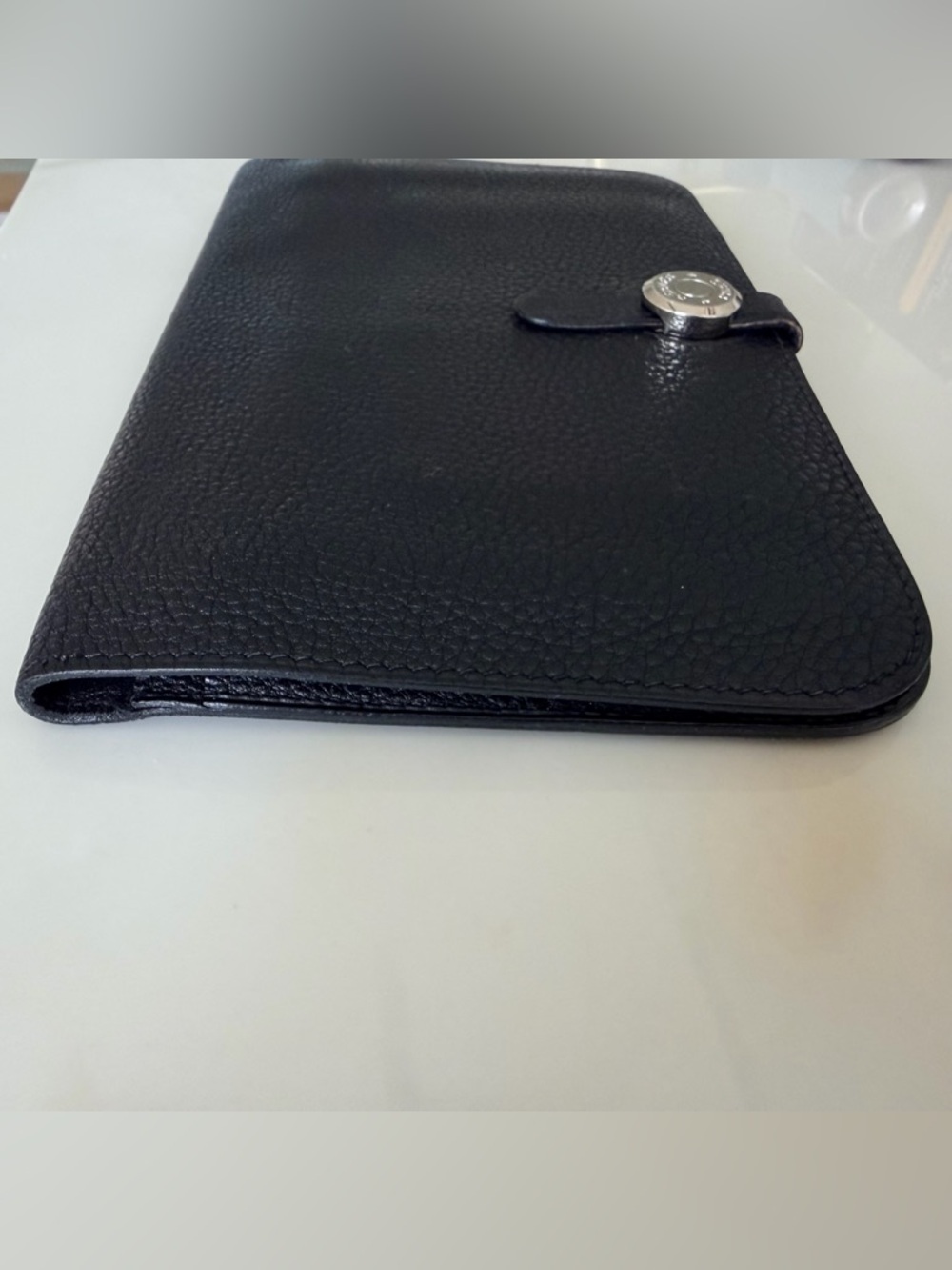 Hermes Dogon Duo Wallet Black w Palladium HW Great Condition - Picture 7 of 14
